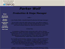 Tablet Screenshot of parkerwolf.tripod.com