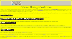 Desktop Screenshot of calumet.tripod.com