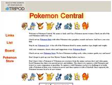 Tablet Screenshot of pokemon-central.tripod.com