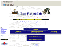 Tablet Screenshot of bassfishinginfo.tripod.com