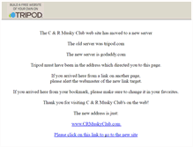 Tablet Screenshot of candrmuskyclub.tripod.com