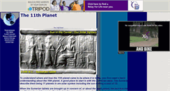 Desktop Screenshot of 11thplanet.tripod.com