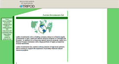 Desktop Screenshot of lataminvestments.tripod.com