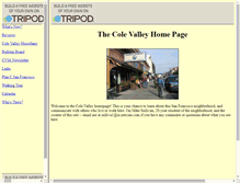Tablet Screenshot of colevalley.tripod.com