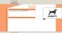 Desktop Screenshot of mapleleafrabbitry.tripod.com