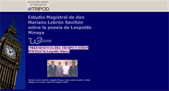 Desktop Screenshot of espaciocritico2.tripod.com