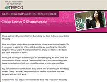 Tablet Screenshot of cheaplebronx.tripod.com