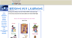 Desktop Screenshot of brighteyeslearning.tripod.com