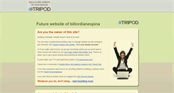 Desktop Screenshot of billordianespina.tripod.com