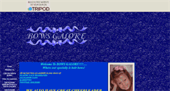 Desktop Screenshot of bowsgalore.tripod.com