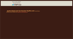 Desktop Screenshot of jaysko.tripod.com