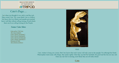 Desktop Screenshot of cato1.tripod.com