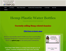Tablet Screenshot of hempwaterbottles.tripod.com