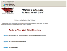 Tablet Screenshot of patientfirst.tripod.com