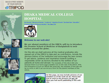Tablet Screenshot of dhakamedicalcollege.tripod.com