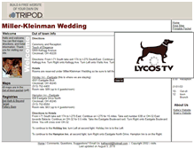 Tablet Screenshot of millerkleinman.tripod.com