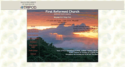 Desktop Screenshot of firstreformedcg.tripod.com