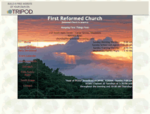 Tablet Screenshot of firstreformedcg.tripod.com