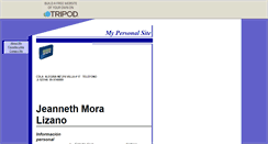 Desktop Screenshot of jeannethmora.tripod.com
