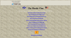 Desktop Screenshot of hardieclan.tripod.com