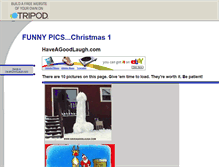 Tablet Screenshot of funnypicschristmas1.tripod.com