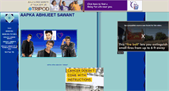 Desktop Screenshot of abhijeet4lyf.tripod.com