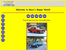 Tablet Screenshot of garysmopars.tripod.com