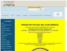 Tablet Screenshot of clubamerica2.tripod.com