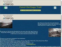 Tablet Screenshot of canoltrail.tripod.com