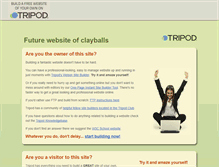 Tablet Screenshot of clayballs.tripod.com