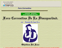 Tablet Screenshot of forocorrentino.tripod.com
