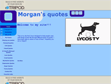 Tablet Screenshot of morgie31.tripod.com