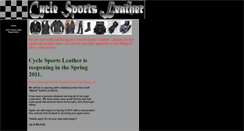 Desktop Screenshot of cyclesportsleather.tripod.com