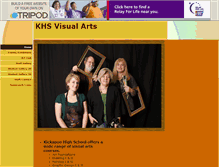 Tablet Screenshot of khsvisualarts.tripod.com