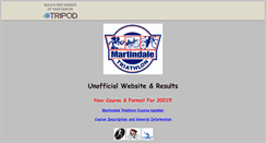 Desktop Screenshot of martindale-triathlon.tripod.com