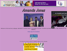 Tablet Screenshot of amandajonesband.tripod.com
