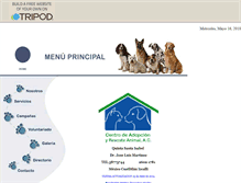 Tablet Screenshot of centrodeadopanimal.mx.tripod.com