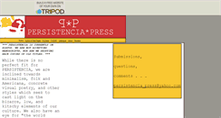 Desktop Screenshot of persistenciapress.tripod.com