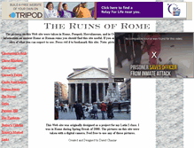 Tablet Screenshot of ancient-rome.tripod.com