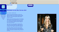 Desktop Screenshot of alexcurran.tripod.com