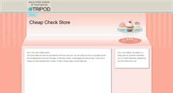 Desktop Screenshot of cheapcheckstore.tripod.com