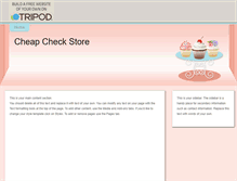 Tablet Screenshot of cheapcheckstore.tripod.com