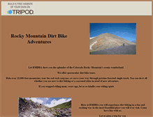 Tablet Screenshot of dirtbiketours.tripod.com