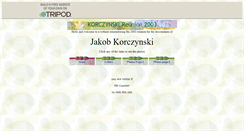 Desktop Screenshot of jakobkorczynski.tripod.com