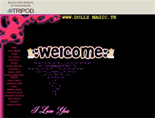 Tablet Screenshot of dollzmagic.tripod.com