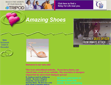 Tablet Screenshot of amazingshoes.tripod.com