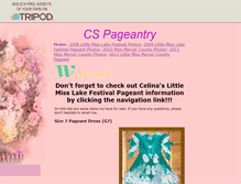 Tablet Screenshot of cspageantry.tripod.com