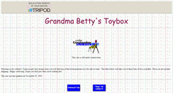 Desktop Screenshot of grandmabetty.tripod.com