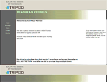 Tablet Screenshot of deadheadkennels.tripod.com