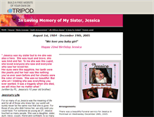 Tablet Screenshot of our-angel-jessica.tripod.com